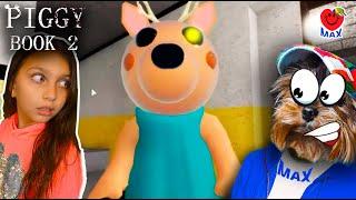 ПИГГИ 2 vs Валеришка и Макс ! Jumpscare Piggy Book 2 Roblox. Валеришка Макс