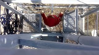 Pull-ups on radiotower, near the stairs