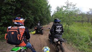 Командная покатушка на Enduro мотоциклах