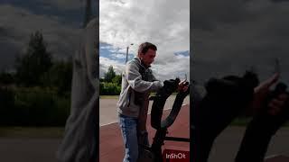 Спортзал,покатушки ,осмотр машины.