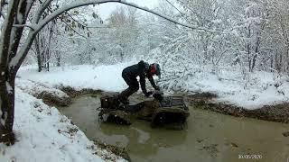 ПРЕВЬЮ СНЕЖНОЙ ПОКАТУХИ. YAMAHA GRIZZLY.CF MOTO 500 2A. РМ 650.