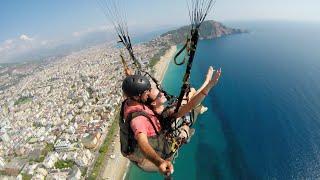 Летали на парапланах в Алании с @zeus_paragliding , парапланинг в Турции