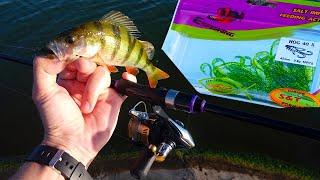 Ловим ОКУНЯ на Зеленого РАКА - Esfishing РУЛИТ!!!