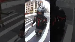 nyc electricunicycle rider