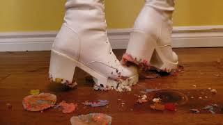 Chunk White Heels CRUSH (Gummy Bears)