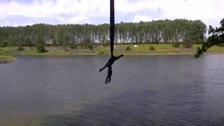 0504, Орёл, посёлок Киреевка, Кировский, Солнцевский, Звягинский пруд, тарзанка для прыжков в воду