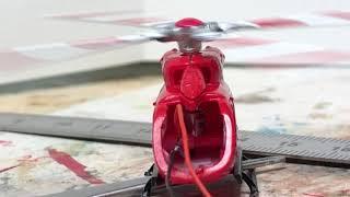 Motorized helicopter (N 1:160 scale)