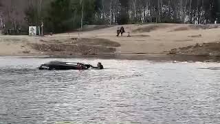 Перевернулся на гидроцикле
