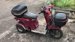 Купил Хонду GYRO-X грузовой скутер))