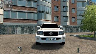 City Car Driving - Toyota Land Cruiser 200 Brownstone l Fast Driving | + Link | CCD | G29