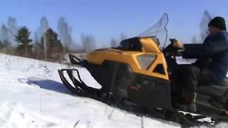 Снегоход Stels Viking 600 (12 рус) первые покатушки