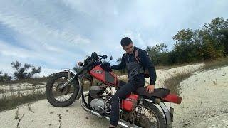Покатушка на ИЖ ЮПИТЕР 5 по бездорожью, пробуем первый осенний off-road - Ява 638 (песня - Кукушка)