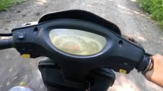 Покатушки на скутере по лесу.#1