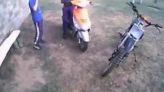 Ушёл от полиции! Покатушки на Кросике.