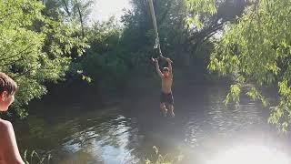прыжок с тарзанки!