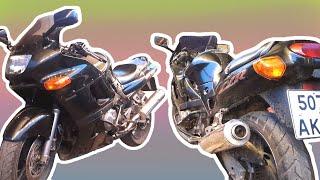 Как запустился ЗИЗЕР в этом году!? Первый запуск Kawasaki ZZ-R 400 после зимы...