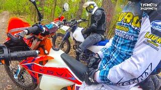 Покатушки на китайских эндуро мотоциклах по лесу. Едем на Вековой Дуб. LONCIN VOGE, Kovi Lite