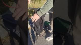 Модернизация электросамоката. Увеличение ëмкости аккумулятора, оснащение простым складным сиденьем.
