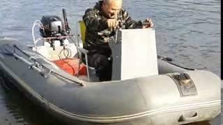 Самодельное дистанционное управление лодкой ПВХ. Первый опыт.