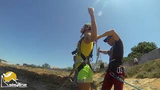 Виктория Fiolent Rope jumping with Skyline x-team in Crimea