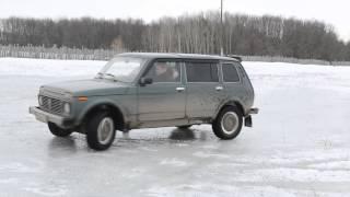 Нива - фонтан! Покатушки на Нивах. (Niva winter driving)