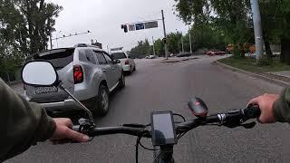 Покатушки на электровелосипеде/Выезжаю в Рощу Баума 1#