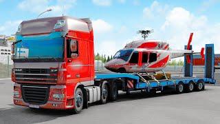 ПЕРЕВОЖУ ВЕРТОЛЕТ - EURO TRUCK SIMULATOR 2 + РУЛЬ