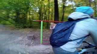 Котика прокатили на велике Свежий воздух Ельниковская роща