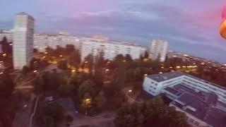 Харьков, закат с высоты 400 метров