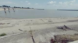 Краснодарское водохранилище Мертвый уровень,Старое русло Кубани