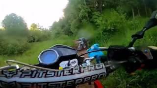 Лайт эндуро на Motoland. Видео покатушки с GoPro 8, крепление на груди.