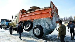 Думаешь Ты Крутой Водитель !? Смотри Вот Это !!! Камаз На Бездорожье ! Утапили Урал 4320! Дед в шоке