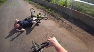 #01 Вело прогулка/Вело покатушки/Лето/Друг не справился с управлением и упал/Отдых/Июнь 2020.