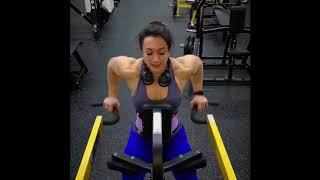 Валентина Мишина женская тренировка по бодибилдингу. Valentina Mishina bodybuilding training
