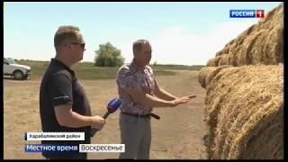 В Астраханской области отмечают хороший урожай люцерны