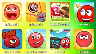 Red Ball 4,Red Ball 3,Roller Ball 5,Roller Ball 4,Red Ball Evolved,Red Ball Rush,Mon Ball,Red Ball