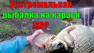 ЭКСТРЕМАЛЬНАЯ РЫБАЛКА на карася - ЖОР!!!