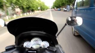 Покатушки по городу Великие Луки на Yamaha T-Max с ребятами