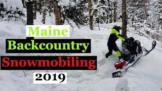 BackCountry Snowmobile Clips in Northern Maine 2019/2020