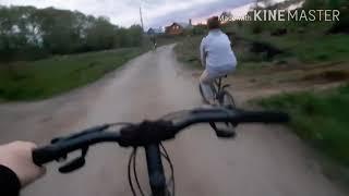 Покатушки на великах. Дрифт, трюки!