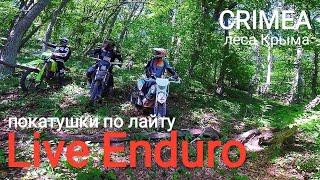 #LiveEnduro Эндуро покатушка, тропа Брось камень-Ворон.