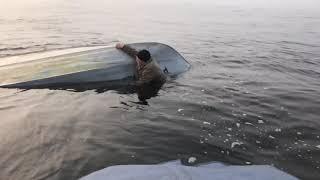 БАРЖА ПРОТАРАНИЛА РЫБАКОВ В САМАРЕ,
