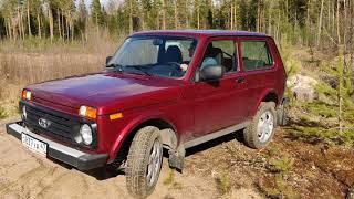 Погоняли стоковую Ладу 4х4 по песку