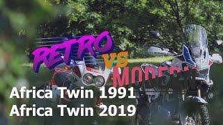 "Ретро против модерна" Африка Твин 1991 против Африки Твин 2019 [Brake Magazine]