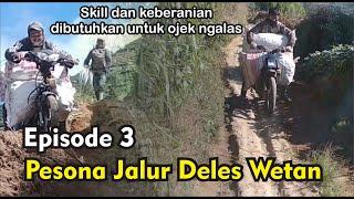 #OjekGunung #Ektrim #GunungPrau Ojek Ngalas Episode 3 : Pesona Jalur Deles Wetan ( Tikungan Tajam )