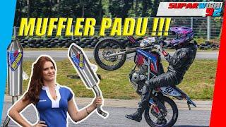 EXHAUST MUFFLER PADU KLX SUPERMOTO !!! | BUNYI TAK DAPAT TIDUR MALAM | KLX 150 | NORIFUMI MUFFLER