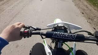 Покатушки на питбайке мотоленд 125