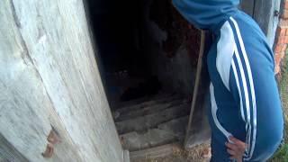 Покатушки на скутери по лесу,нашлы в лесу советский бункер