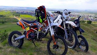Покатушки на питбайках BSE PH10-125e. Kayo 140. Racer 200. Kawasaki 200 2T. Открыли сезон 2020