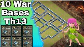 Top 10 Th13 War Bases From World Championship!! Th13 War Bases August 2020. #clashofclans #coc